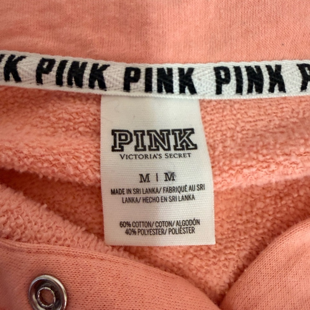 Victoria's Secret PINK Campus Fleece Quarter-Zip Sweatshirt - Picture 8 of 8